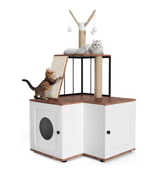 Arbre à chat sur meuble
